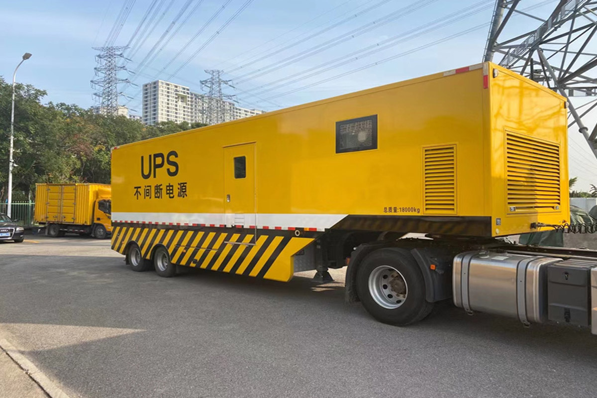 鱼台发电机租赁施工现场